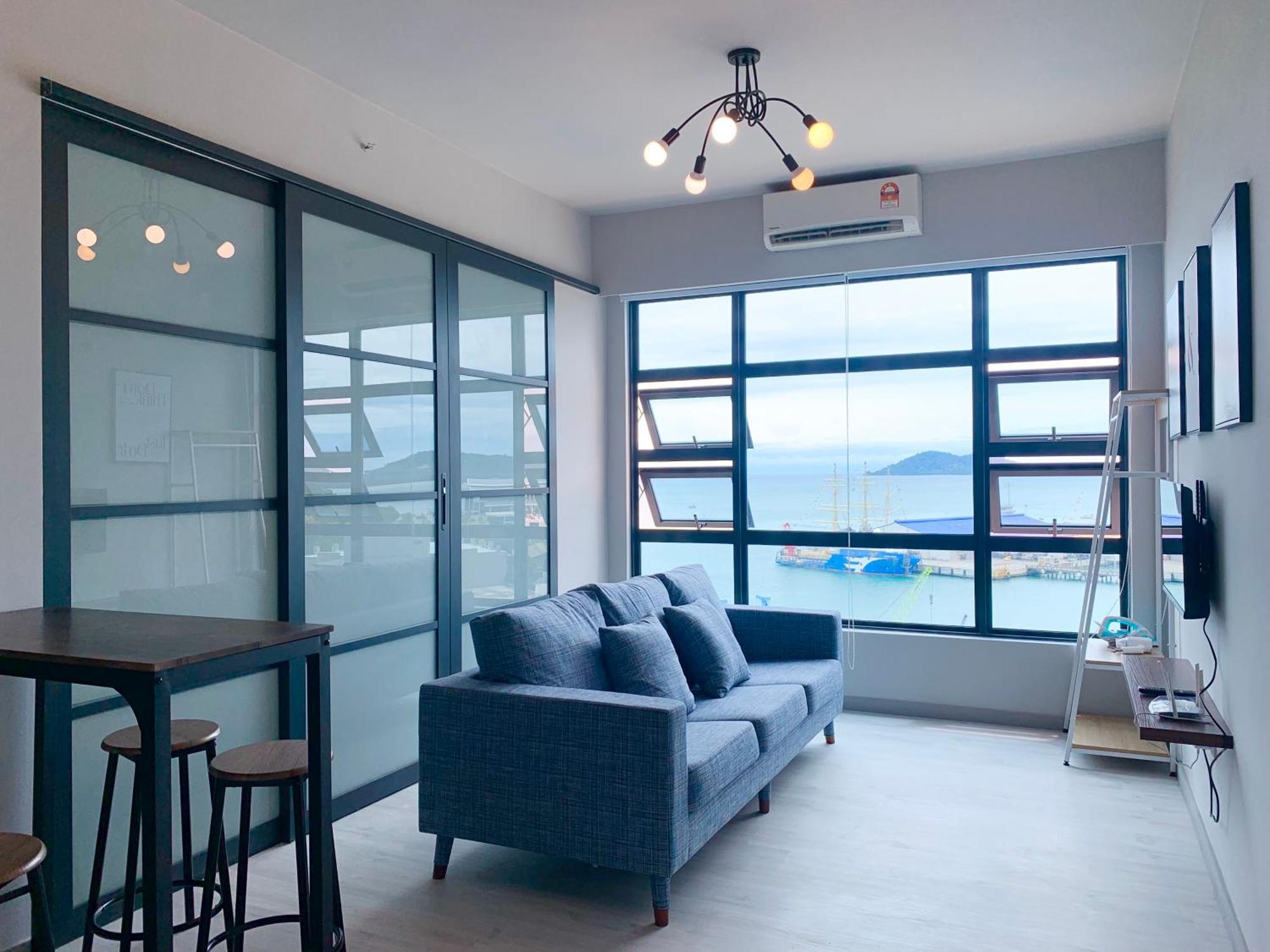 Sunset Seaview Vacation Condos @ Jesselton Quay Kota Kinabalu Rom bilde