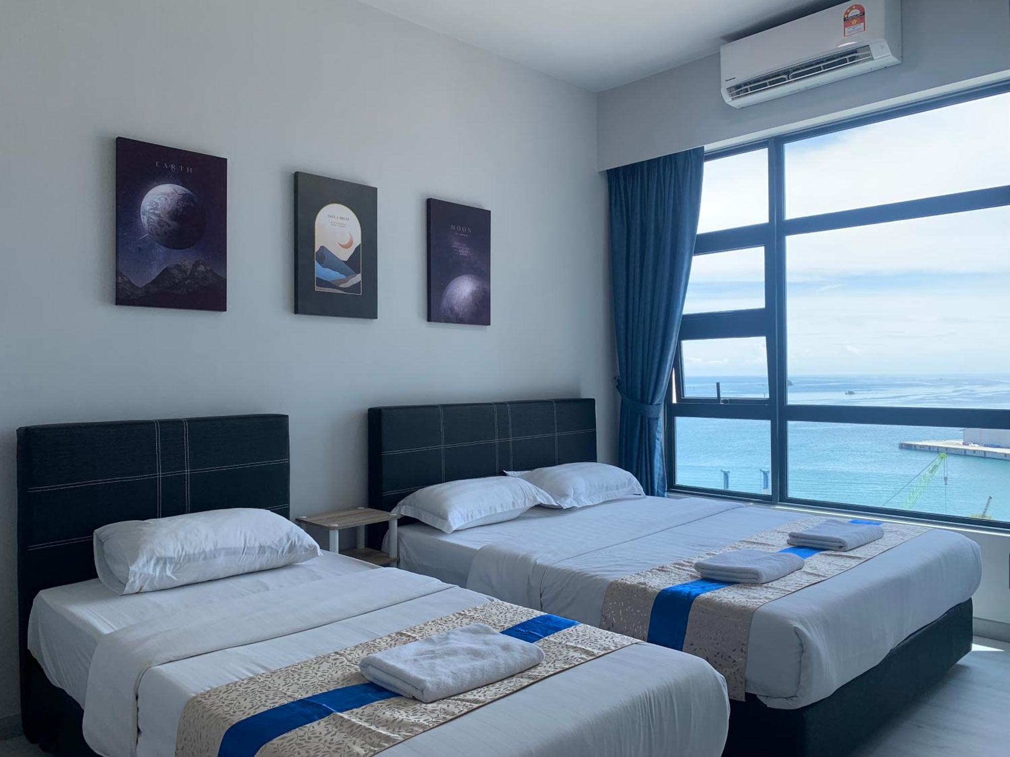 Sunset Seaview Vacation Condos @ Jesselton Quay Kota Kinabalu Rom bilde