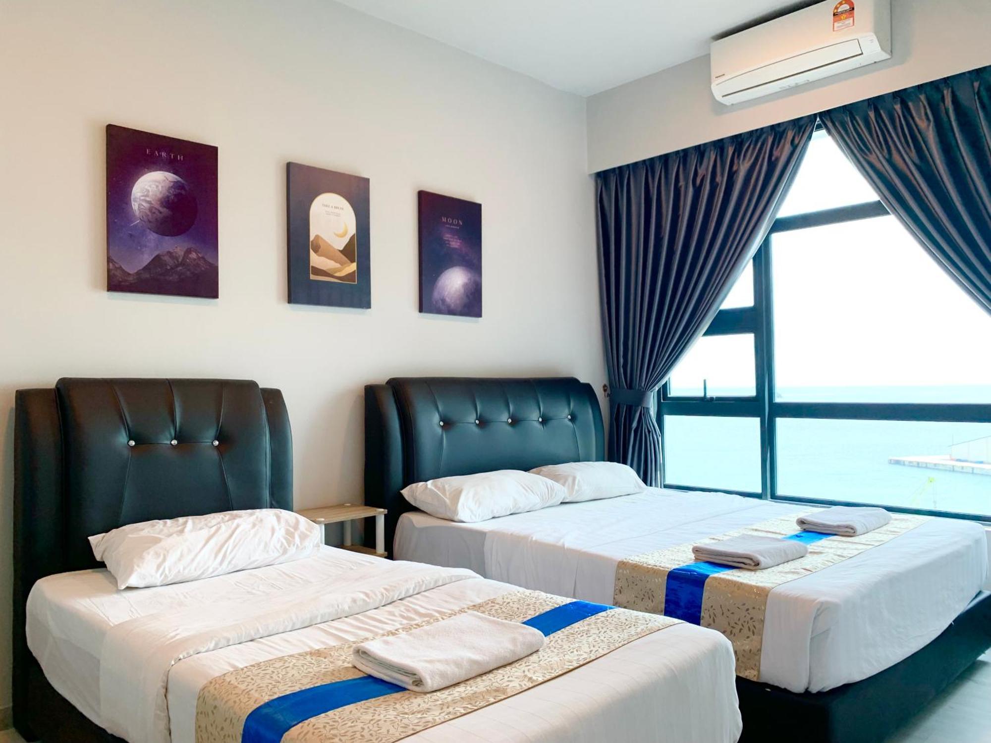 Sunset Seaview Vacation Condos @ Jesselton Quay Kota Kinabalu Rom bilde