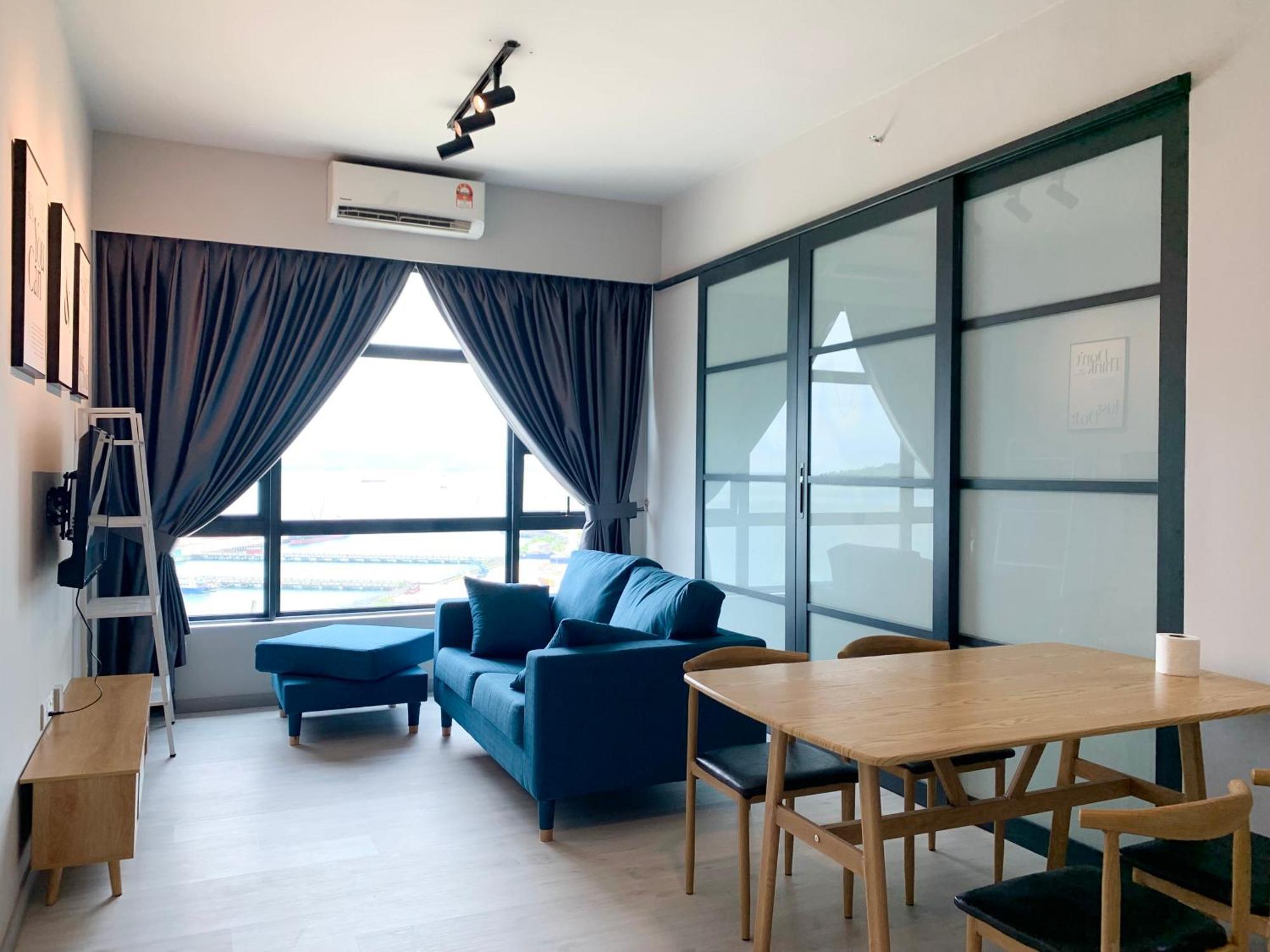 Sunset Seaview Vacation Condos @ Jesselton Quay Kota Kinabalu Rom bilde