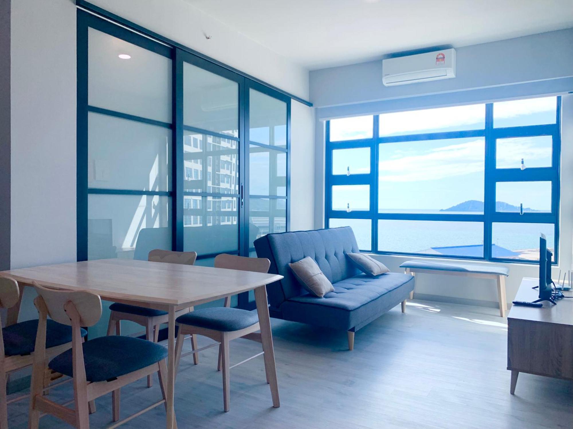 Sunset Seaview Vacation Condos @ Jesselton Quay Kota Kinabalu Rom bilde