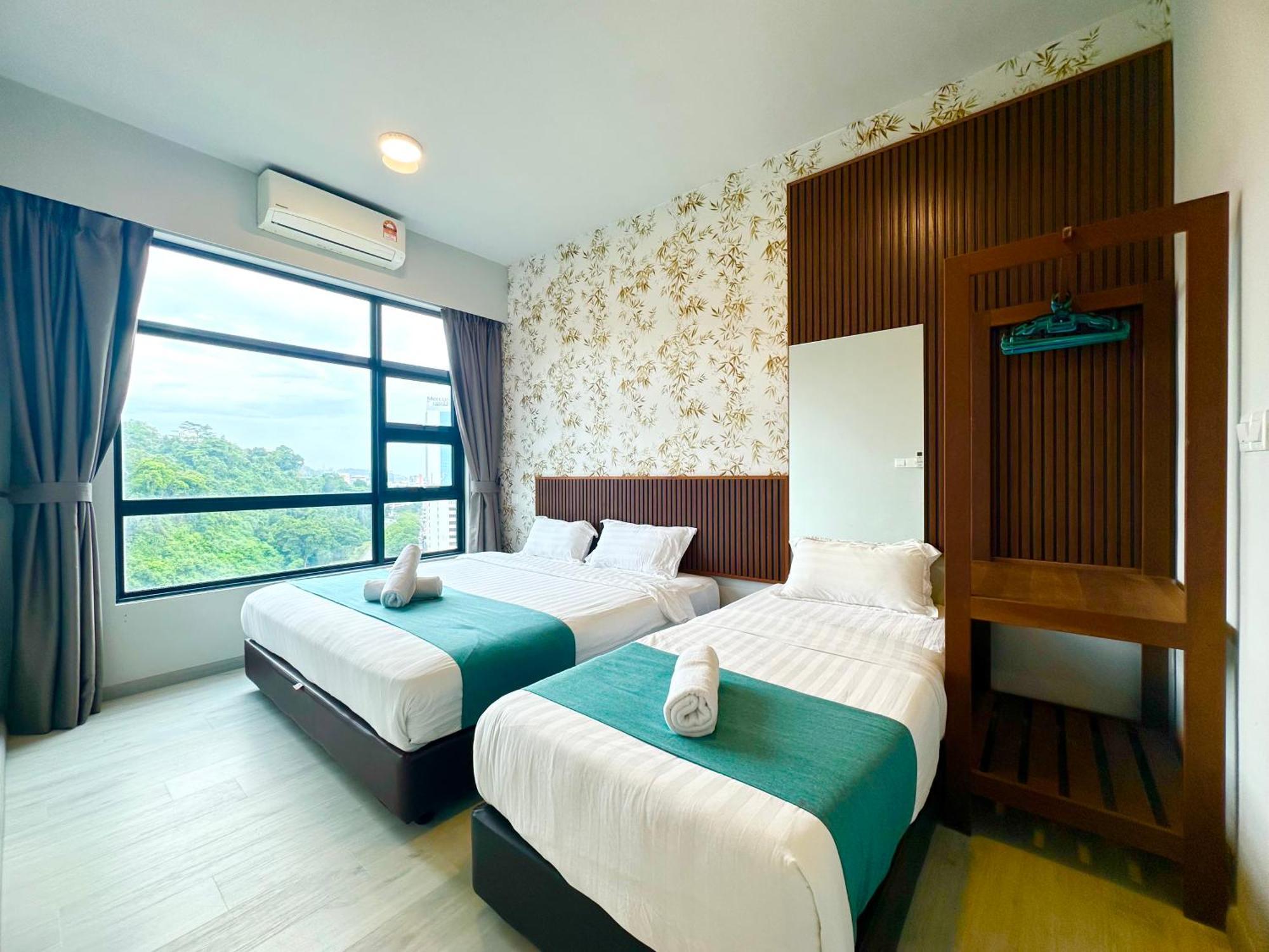 Sunset Seaview Vacation Condos @ Jesselton Quay Kota Kinabalu Rom bilde
