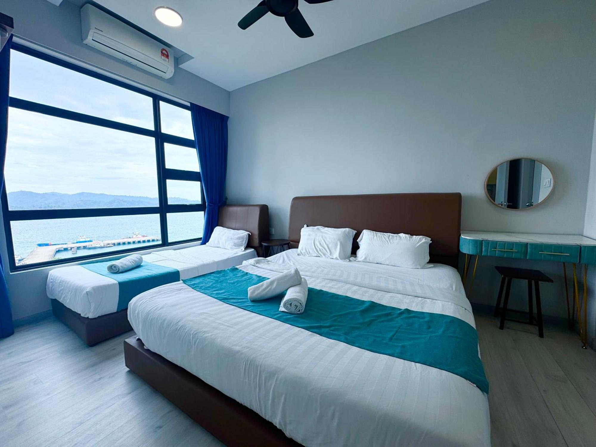 Sunset Seaview Vacation Condos @ Jesselton Quay Kota Kinabalu Eksteriør bilde